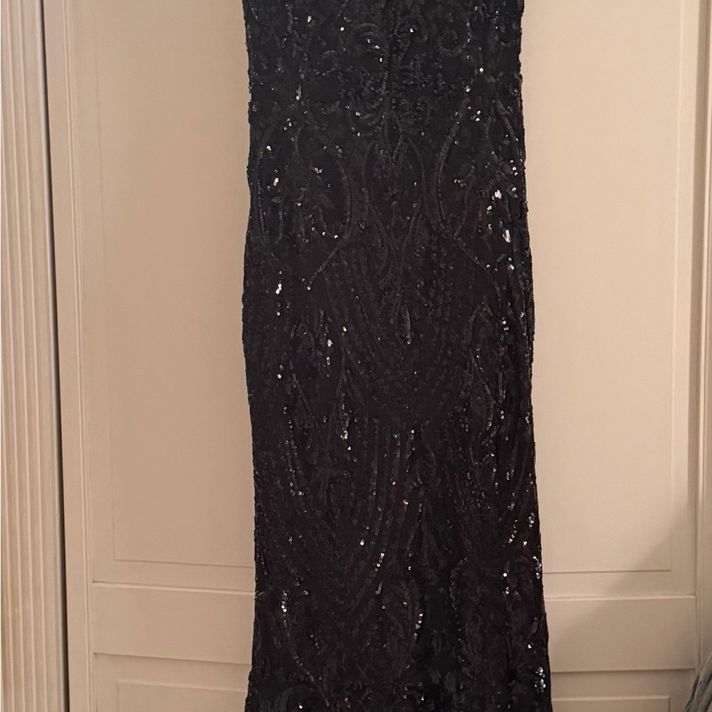 Windsor Black Sequin Gown